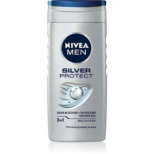 Nivea Men Silver Protect tusfürdő gél uraknak 250 ml kép