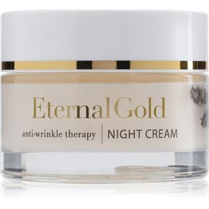 Organique Eternal Gold Anti-Wrinkle Therapy éjszakai ránctalanító krém száraz és érzékeny bőrre 50 ml kép