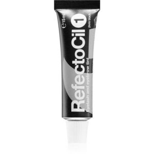 RefectoCil Eyelash and Eyebrow szemöldök- és szempillafesték árnyalat 1 Pure Black 15 ml kép