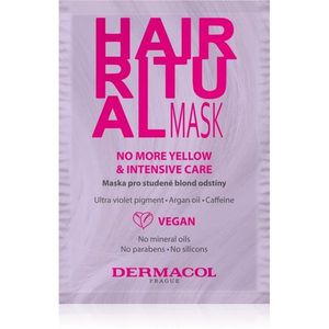Dermacol Hair Ritual maszk a szőke hideg árnyalataiért 15 ml kép