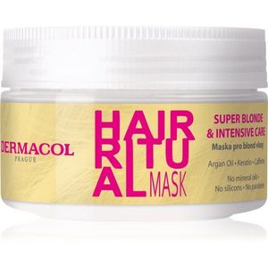Dermacol Hair Ritual maszk szőke hajra 200 ml kép