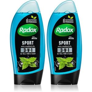 Radox Sport Mint & Sea Salt felfrissítő tusfürdő gél (takarékos kiszerelés) kép