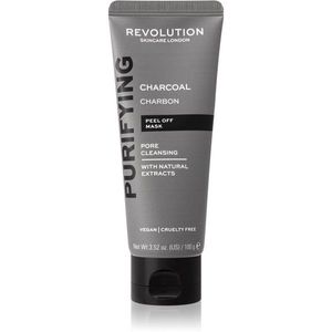 Revolution Skincare Purifying Charcoal mitesszerek elleni, lehúzható aktív szén maszk 100 g kép