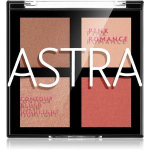Astra Make-up Romance Palette Púderes highlight és kontúr paletta az arcra árnyalat 02 Pink Romance 8 g kép