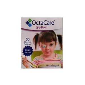 Steril Gyermek Szemtapaszok Kislányoknak - Octamed OctaCare Pediatric Eye Pad, 5cm x 6.2cm, 50 db. kép