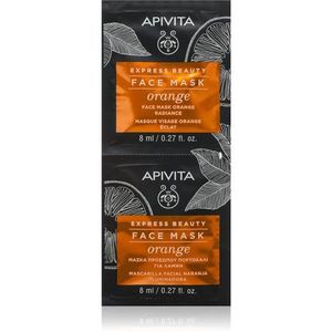 Apivita Express Beauty Orange élénkítő maszk az arcra 2x8 ml kép