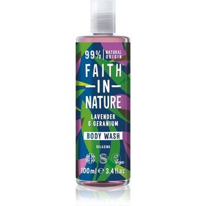 Faith In Nature Lavender & Geranium relaxáló tusfürdő gél 400 ml kép