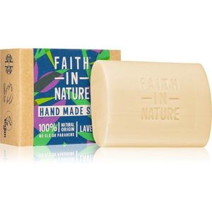 Faith In Nature Hand Made Soap Lavender természetes szilárd szappan levendula illatú 100 g kép
