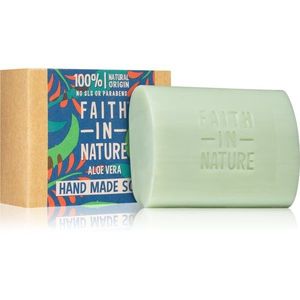 Faith In Nature Hand Made Soap Aloe Vera természetes szilárd szappan aloe verával 100 g kép