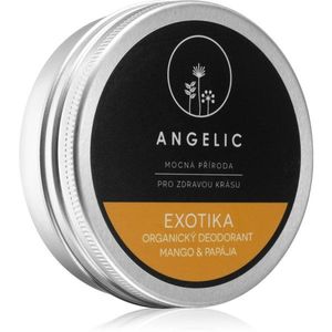 Angelic Organic deodorant "Exotica" Mango & Papája scent organikus krém dezodor nőknek BIO termék 50 ml kép