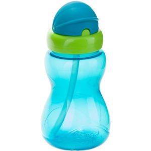Canpol babies Sport Cup gyerekkulacs szívószállal 12m+ Blue 270 ml kép