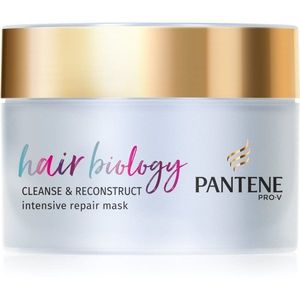 Pantene Hair Biology Cleanse & Reconstruct haj maszk hab zsíros hajra 160 ml kép