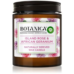 Air Wick Botanica Island Rose & African Geranium illatos gyertya rózsa illattal 205 g kép