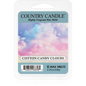 Country Candle Cotton Candy Clouds illatos viasz aromalámpába 64 g kép
