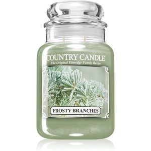 Country Candle Frosty Branches illatgyertya 652 g kép
