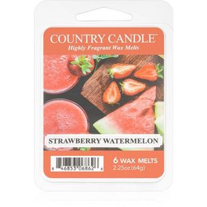 Country Candle Strawberry Watermelon illatos viasz aromalámpába 64 g kép