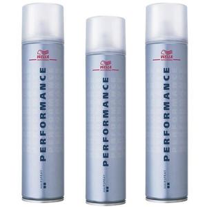 Hajfixáló Csomag Erős Rögzítéssel - Wella Professionals Performance Extra Strong Hold Hairspray 500 ml ( 2 + 1 ) kép