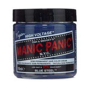 Féltartós Direkt Hajfesték - Manic Panic Classic, árnyalat Blue Steel 118 ml kép