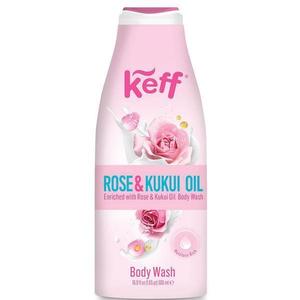 Tusfürdő Rózsa és Kukui Olajjal - Sano Keff Rose& Kukui Oil BOdy Wash, 500 ml kép