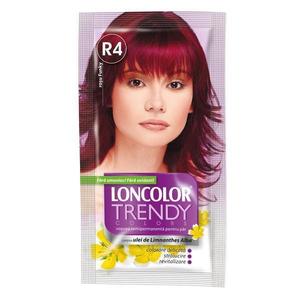 Féltartós Hajfesték Loncolor Trendy Colors, árnyalata R4 funky vörös, 2x 25 ml kép