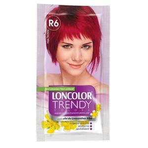 Féltartós Hajfesték Loncolor Trendy Colors, árnyalata R6 techno vörös, 2x 25 ml kép