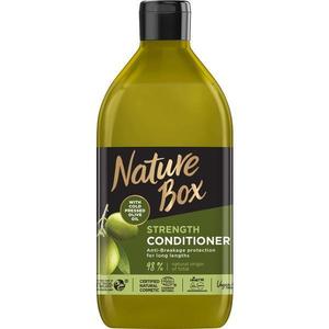 Erősítő Hajbalzsam Hidegen Préselt Olívaolajjal - Nature Box Strenght Conditioner with Cold Pressed Olive Oil, 385 ml kép