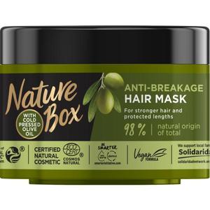 Törésgátló Hajmaszk Hidegen Sajtolt Olívaolajjal - Nature Box Anti-breakage Hair Mask with Cold Pressed Olive Oil, 200 ml kép