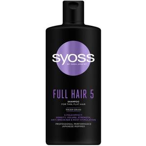 Sampon a Vékony, Volumennélküli Hajra - Syoss Professional Performance Japanese Inspired Full Hair 5 Shampoo for Thin, Flat Hair, 440 ml kép