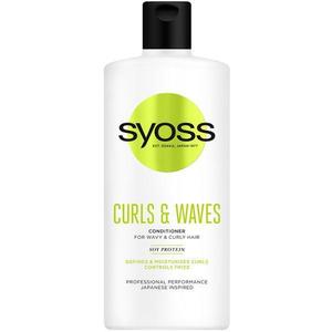 Balzsam a Göndör és Hullámos Hajra - Syoss Professional Performance Japanese Inspired Curls & Waves Conditioner for Wavy & Curly Hair, 440 ml kép