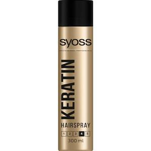 Hajfixáló Spray Keratinnal Erős Rögzítéssel - Syoss Professional Performance Keratin Hairspray, 300 ml kép