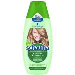 Sampon 7 Növénnyel a Normál Zsírosodó Hajra - Schwarzkopf Schauma 7 Herbs Shampoo for Normal to Grasy Hair, 250 ml kép