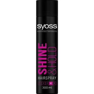 Hajfixáló a Csillogásra és Erős Rögzítéssel - Syoss Professional Performance Shine & Hold Hairspray, 300 ml kép