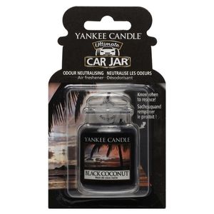 Yankee Candle Black Coconut illat autóba felakasztható autóillatosító 1 db kép