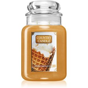 Country Candle Salted Waffle Cone illatgyertya 680 g kép