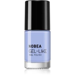 NOBEA Day-to-Day Gel-like Nail Polish körömlakk géles hatással árnyalat Sky blue #N44 6 ml kép