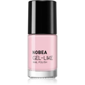 NOBEA Day-to-Day Gel-like Nail Polish körömlakk géles hatással árnyalat Baby pink #N49 6 ml kép