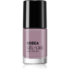 NOBEA Day-to-Day Gel-like Nail Polish körömlakk géles hatással árnyalat Thistle purple #N54 6 ml kép