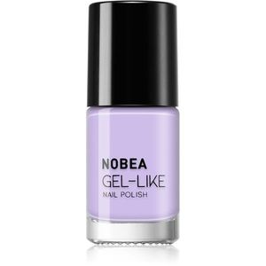 NOBEA Day-to-Day Gel-like Nail Polish körömlakk géles hatással árnyalat Blue violet #N61 6 ml kép