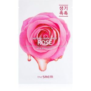 The Saem Natural Mask Sheet Rose hidratáló és revitalizáló arcmaszk 21 ml kép