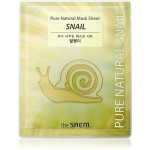 The Saem Pure Natural Snail arcmaszk revitalizáló hatással 20 ml kép