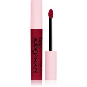 NYX Professional Makeup Lip Lingerie XXL matt folyékony állagú ajakrúzs árnyalat 22 - Sizzlin 4 ml kép