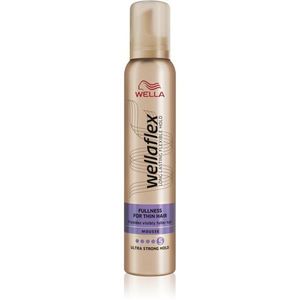 Wella Wellaflex Fullness For Thin Hair fixáló hab extra erős fixáló hatású gyenge hajra 200 ml kép