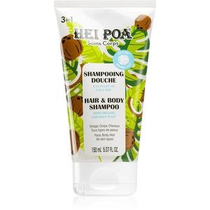 Hei Poa Organic Coconut Oil kókuszolajat tartalmazó sampon testre és hajra 150 ml kép