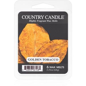 Country Candle Golden Tobacco illatos viasz aromalámpába 64 g kép