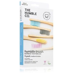The Humble Co. Brush Adult bambuszos fogkefe közepes I. 5 db kép