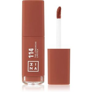 3INA The Longwear Lipstick hosszantartó folyékony rúzs árnyalat 114 - Light brown 6 ml kép