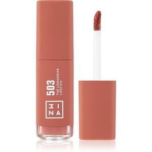3INA The Longwear Lipstick hosszantartó folyékony rúzs árnyalat 503 - Nude 6 ml kép