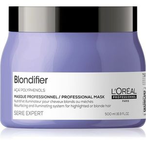 L’Oréal Professionnel Serie Expert Blondifier regeneráló és helyreállító maszk a szőke és melírozott hajra 500 ml kép