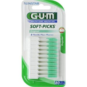 GUM Soft-Picks normál, masszíroz, fluoridokkal, ISO 1, 80 db kép