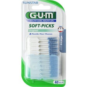 GUM Soft-Picks X-Large masszázs, fluoriddal, ISO 4, 40 db kép